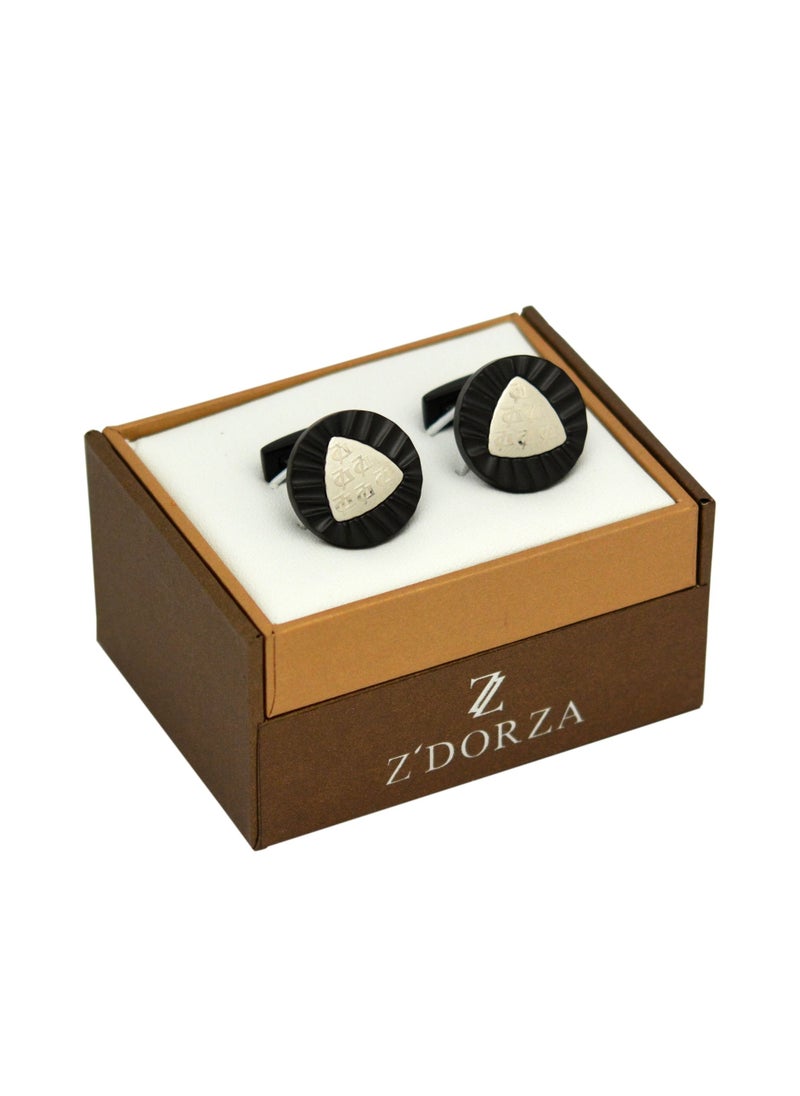 Delanou - pair of metal cufflinks dy453-1 - Image 1