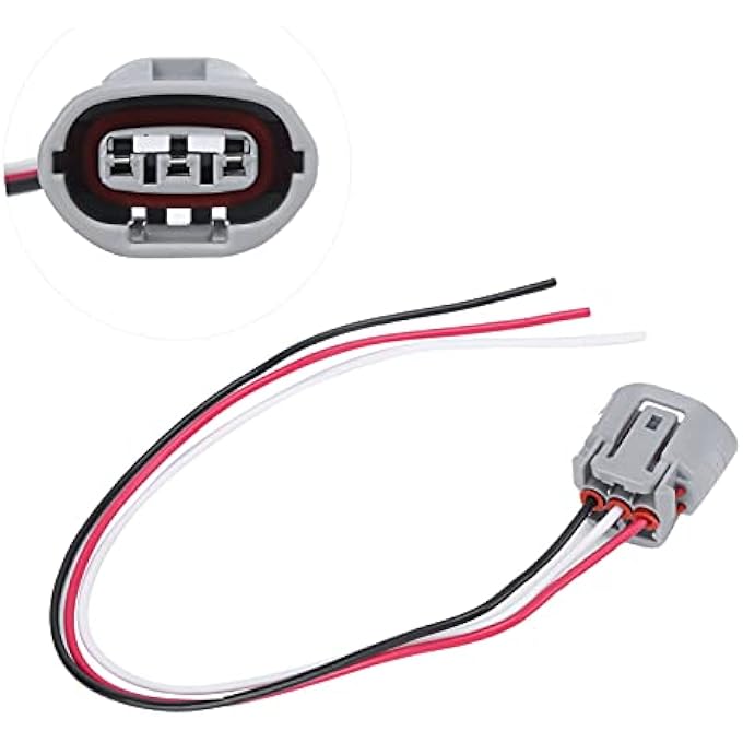 CHICIRIS Generator Connector Wear Resistant Replacement Fit for Hyundai Alternator Plug, Easy to Install 3 Wires Fit for Mini, ABS Material - Image 3