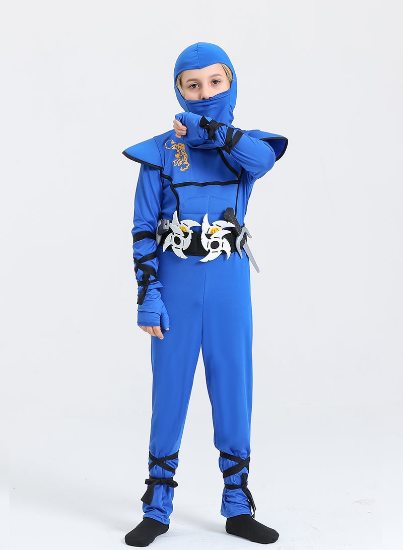 Creations Ninja Costume for Kids, Deluxe Ninja Cosplay Halloween Costume for Boys Dress Up - Image 2