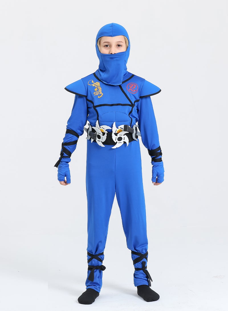 Creations Ninja Costume for Kids, Deluxe Ninja Cosplay Halloween Costume for Boys Dress Up - Image 5
