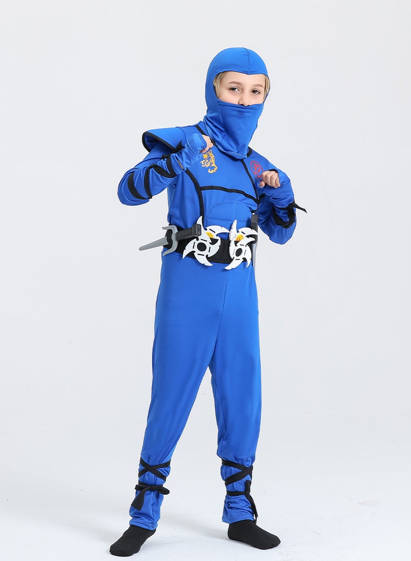 Creations Ninja Costume for Kids, Deluxe Ninja Cosplay Halloween Costume for Boys Dress Up - Image 3