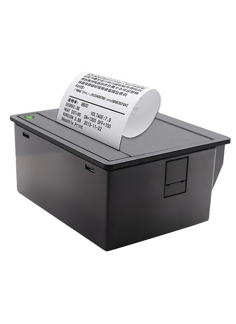 80mm Embedded Thermal Printer Module with TTL+RS232+USB Connections Supports ESC/POS Commands 72mm Printing Width 180mm/s Speed Auto Paper Cutter Compatible with Windows Linux Android Systems