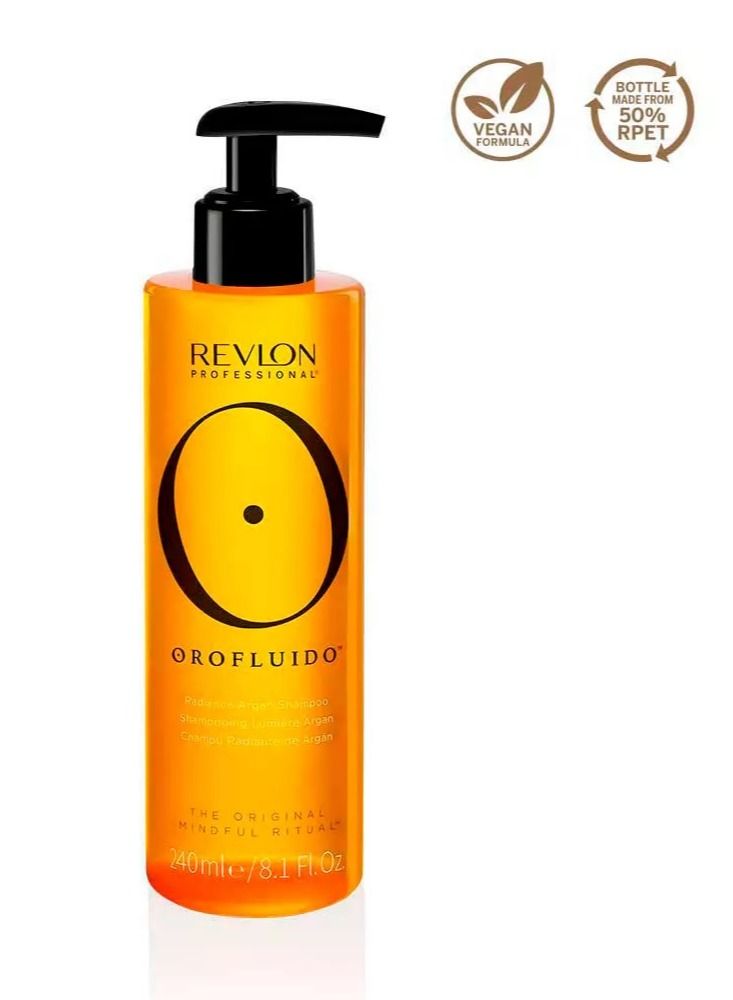 Revlon Professional Orofluido Radiance Argan Shampoo Moisturizing Shampoo With Argan Oil  240 Ml - Image 1