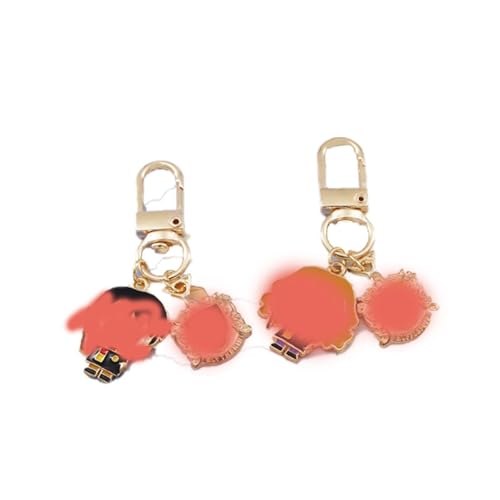 Zbdroxygen 2PCS Accessory For Keychain, Cute Keychains Aesthetic Set, Key Ring for Girls, Fandom Gift for Students and Travelers - Image 1