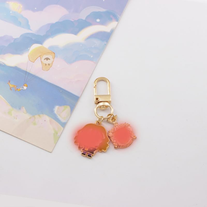 Zbdroxygen 2PCS Accessory For Keychain, Cute Keychains Aesthetic Set, Key Ring for Girls, Fandom Gift for Students and Travelers - Image 2