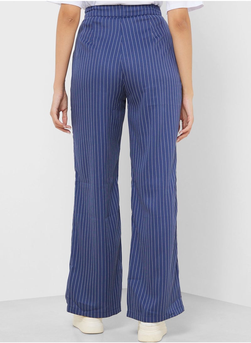 Ginger Tailored Pinstripe Straight Fit Pants  - Image 3