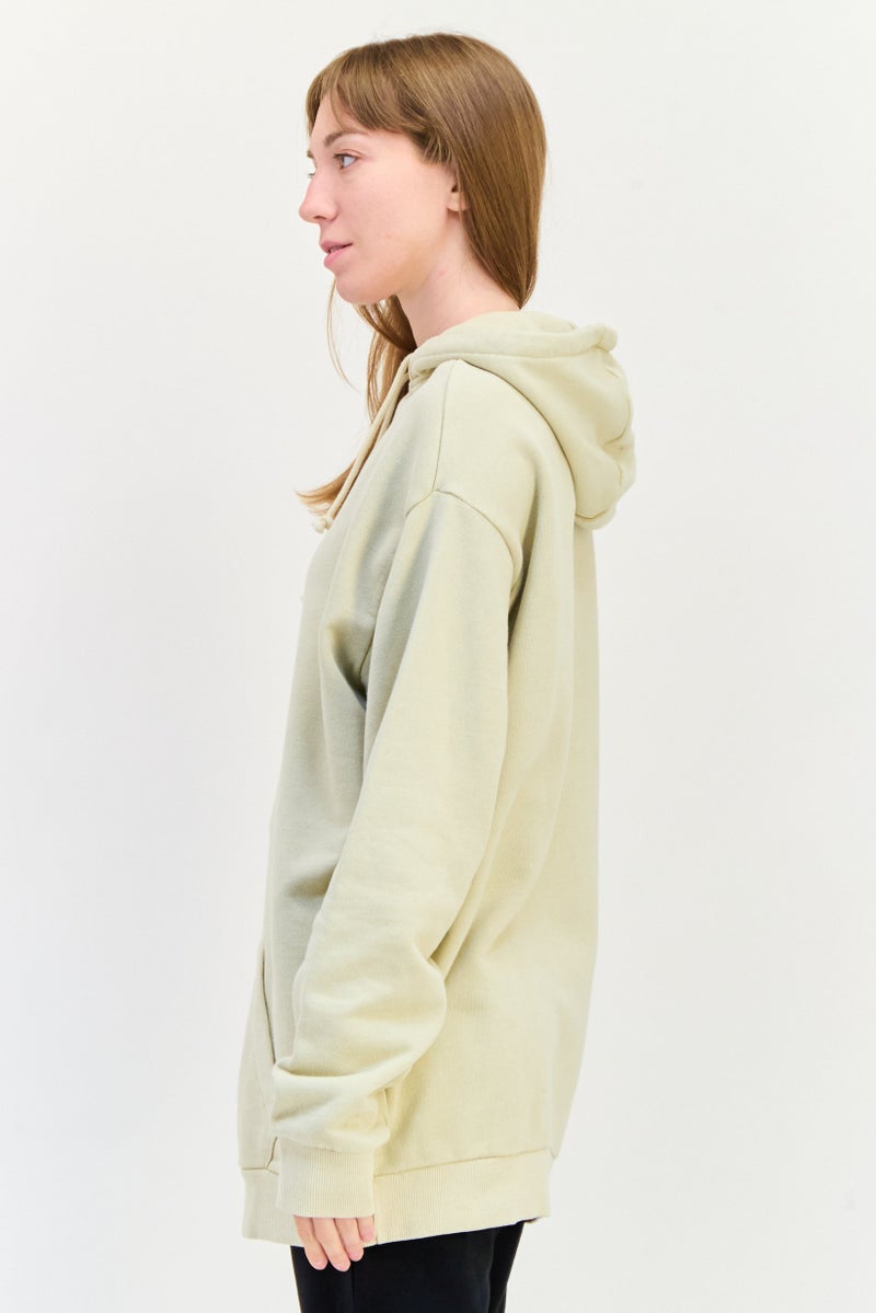 Women Sportswear Fit Long Sleeve Outdoor Hoodie, Beige