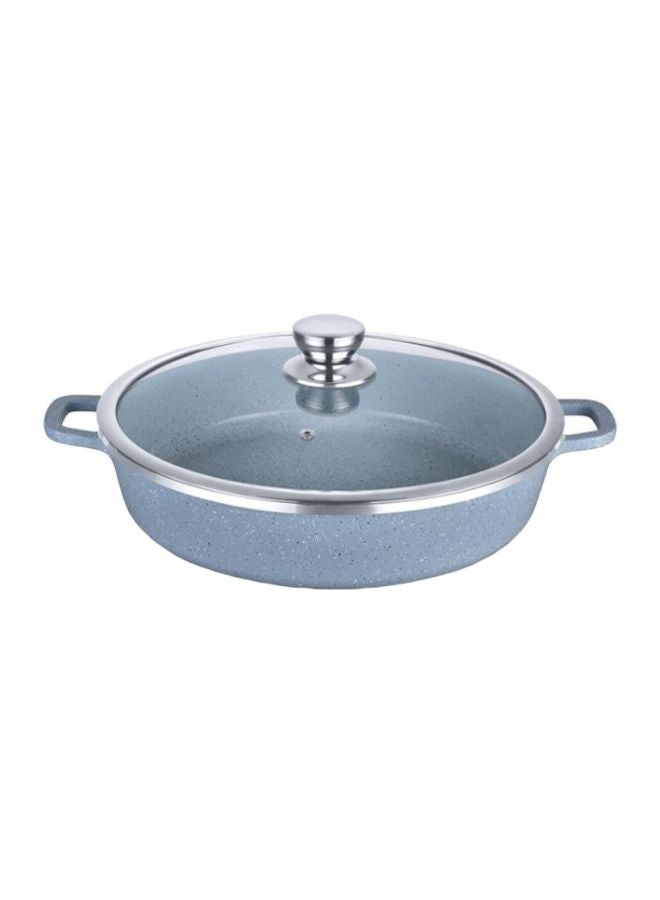 Shallow Cooking Pot Blue