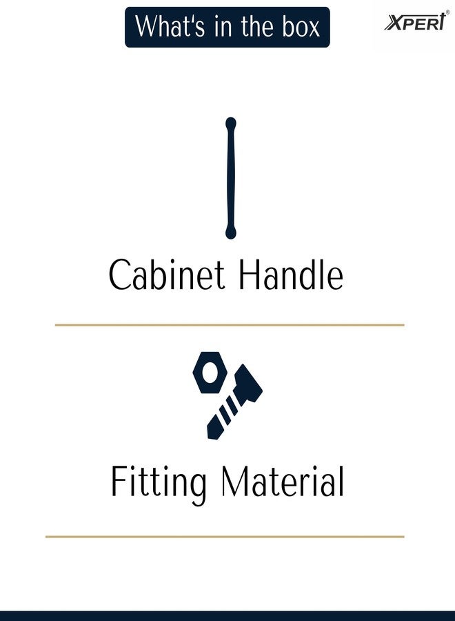 Xpert Aluminium Toyata Cabinet Handle (Pack of 2) Used for Almirah (Cabinet) (4 inches) Handle for Wardrobe (AC - 115) - Silver Color - Image 5