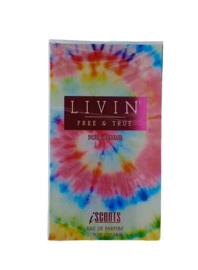 Iscents premium Livin Free and True Eau De Parfum For women 100 ml - Image 2