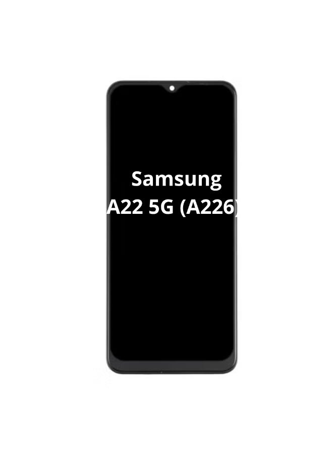 Gadgets Connection LCD screen with digitizer for phone SAMSUNG A22 5G (A226) In black colour - Image 1