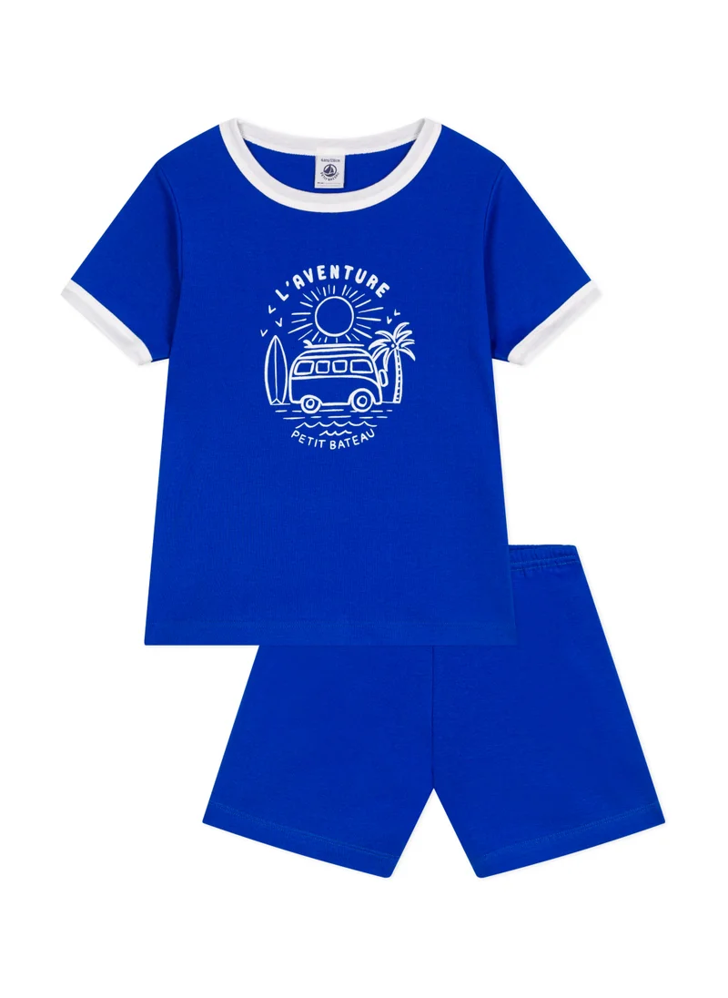 Petit Bateau Children's short cotton pyjamas