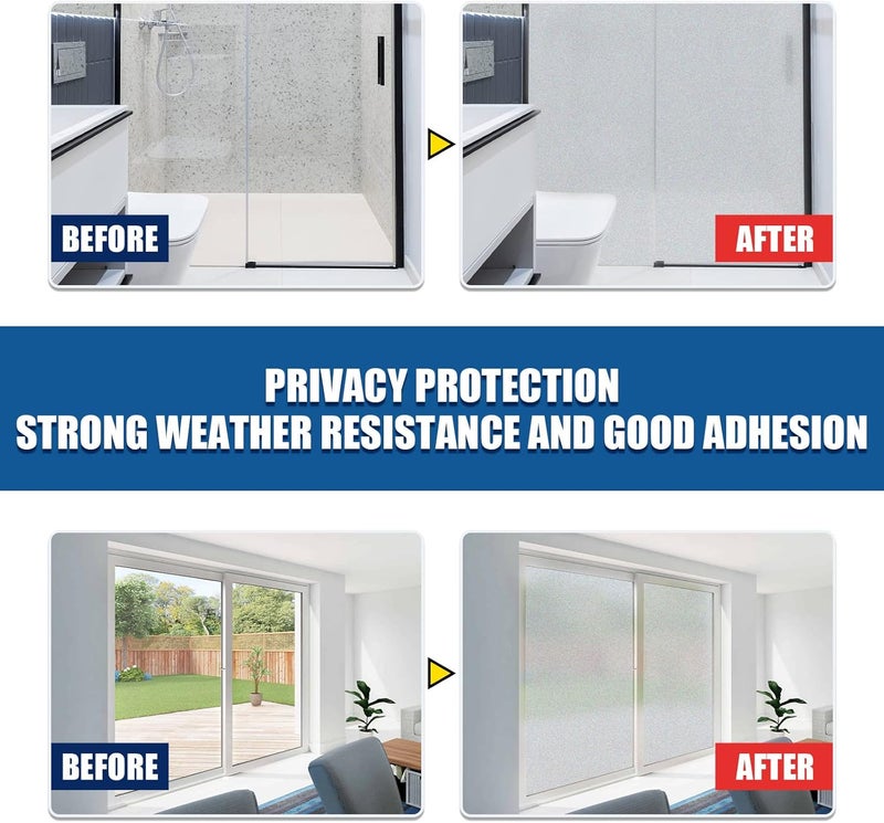 klarako Frosted Glass Spray Paint, Door and Window Shading Frosted Glass Paint, Window Frost Spray, Waterproof & UV Resistant Matte Hazy Frost (1PCS + 1Pcs Brush) - Image 5