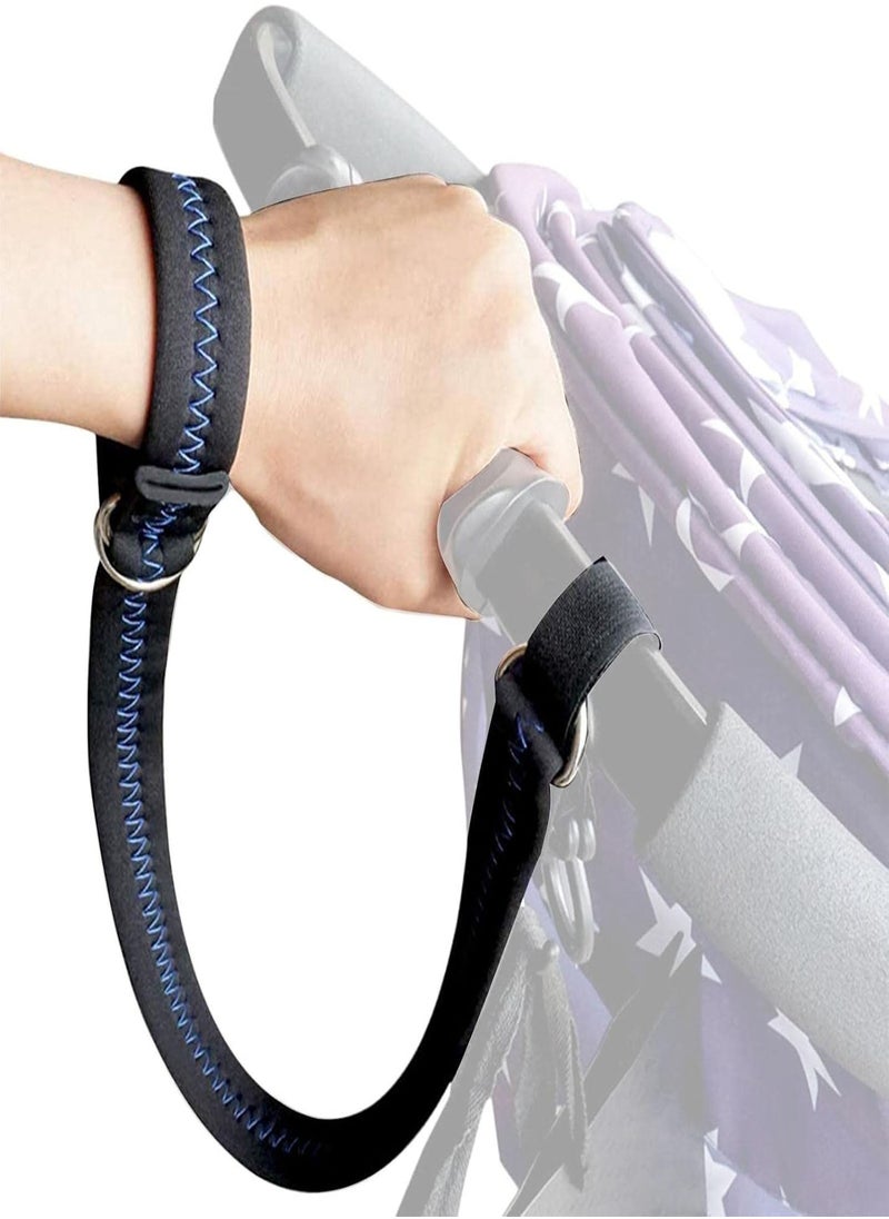 GGOOT - 2 Pcs Straps Leash for Stroller - Safety Strap | Hands-Free Safety Wrist Strap for Wheelchair Security, Large Dog Leash with Hook Soft Stroller Safety Pram Wrist Strap - Image 1
