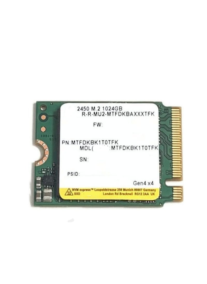 Generic 1TB M.2 2230 NVMe PCIe Gen4 x4 SSD – High-Speed Internal Solid State Drive for Laptops, Ultrabooks, Steam Deck, and Consoles  - Image 1