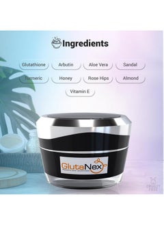 GLUTANEX Glutanex Advanced Fairness Night Cream for Glowing Skin Intensive Even Tone Brightening Formula Fair and Flawless with Nourishing Blend (Pack of 1 - Restore your Youthness)  - Image 4