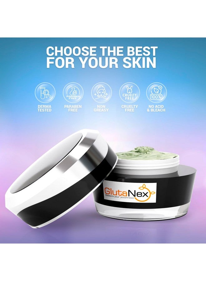 Glutanex Advanced Fairness Night Cream for Glowing Skin Intensive Even Tone Brightening Formula Fair and Flawless with Nourishing Blend (Pack of 1 - Restore your Youthness) - Image 3