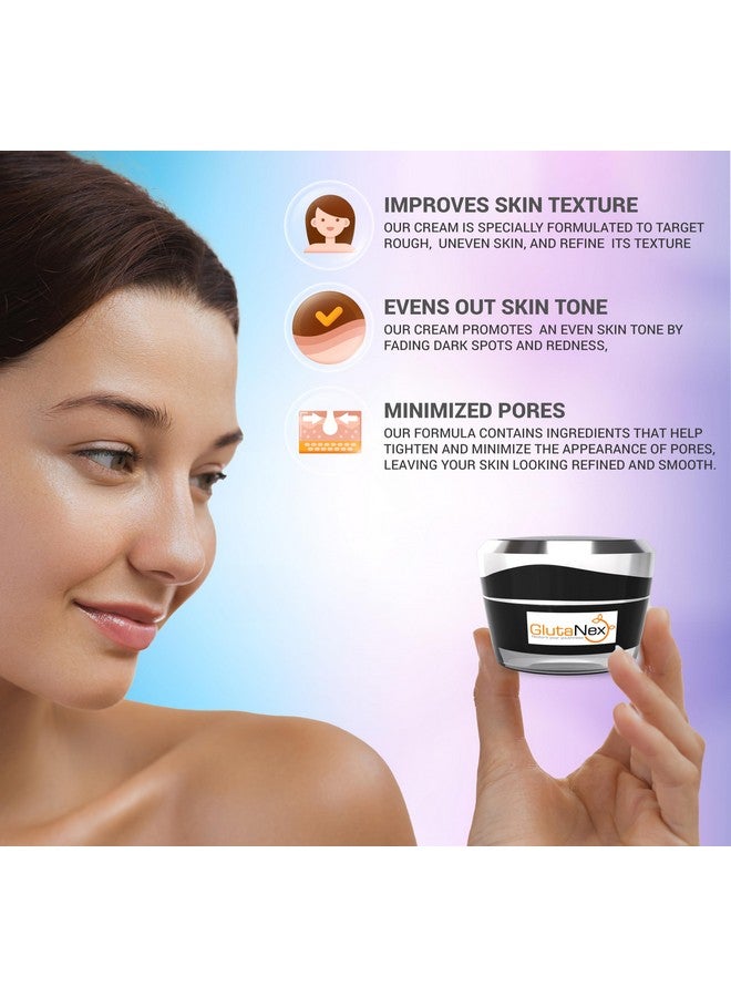 Glutanex Advanced Fairness Night Cream for Glowing Skin Intensive Even Tone Brightening Formula Fair and Flawless with Nourishing Blend (Pack of 1 - Restore your Youthness) - Image 2
