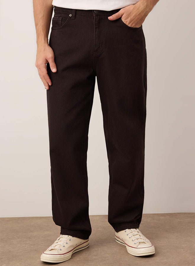 trendyol Brown Baggy Loose Cut Jeans Jeans - Image 1