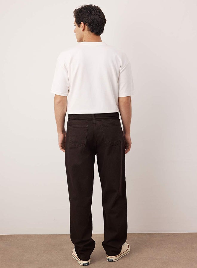 trendyol Brown Baggy Loose Cut Jeans Jeans - Image 4