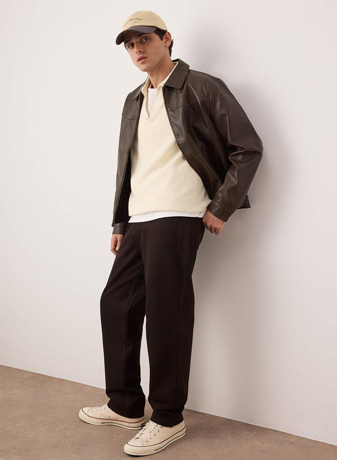 trendyol Brown Baggy Loose Cut Jeans Jeans - Image 3