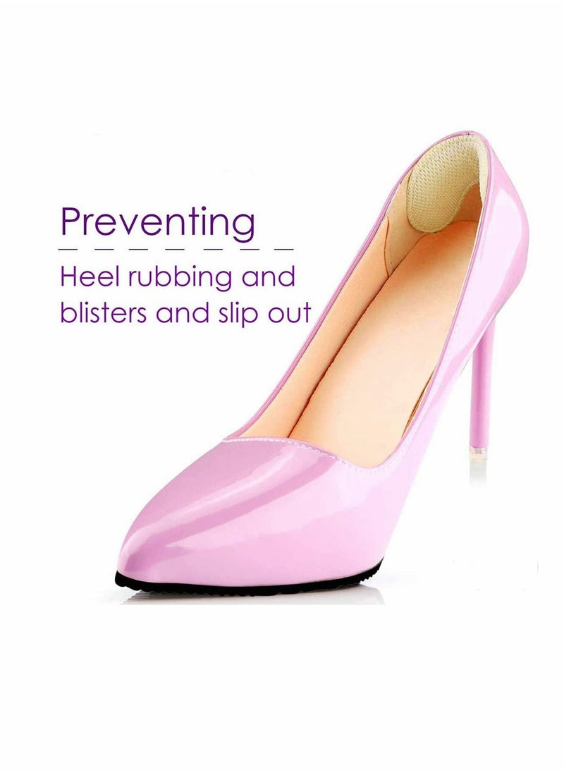 KASTWAVE Heel Cushions for Shoes, 4 Pairs Heel Grips and Shoe Inserts Women and Men, Heel Protectors, Heel Pads, High Heel Insert Preventing Heel Rubbing and Blisters  - Image 2
