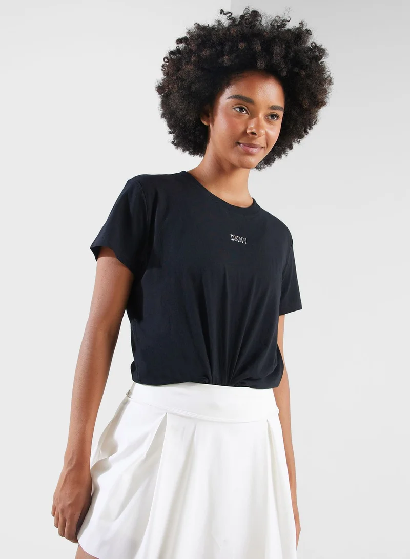 DKNY Crew Neck Logo T-Shirt
