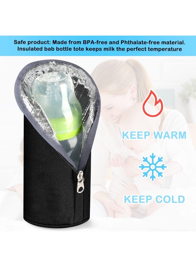 accmor Baby Bottle Cooler Tote Bags, Insulated Breastmilk Cooler Bag, Nursing Bottle Cooler Warmer Bag For Nursing Mom Daycare Travel  - Image 3