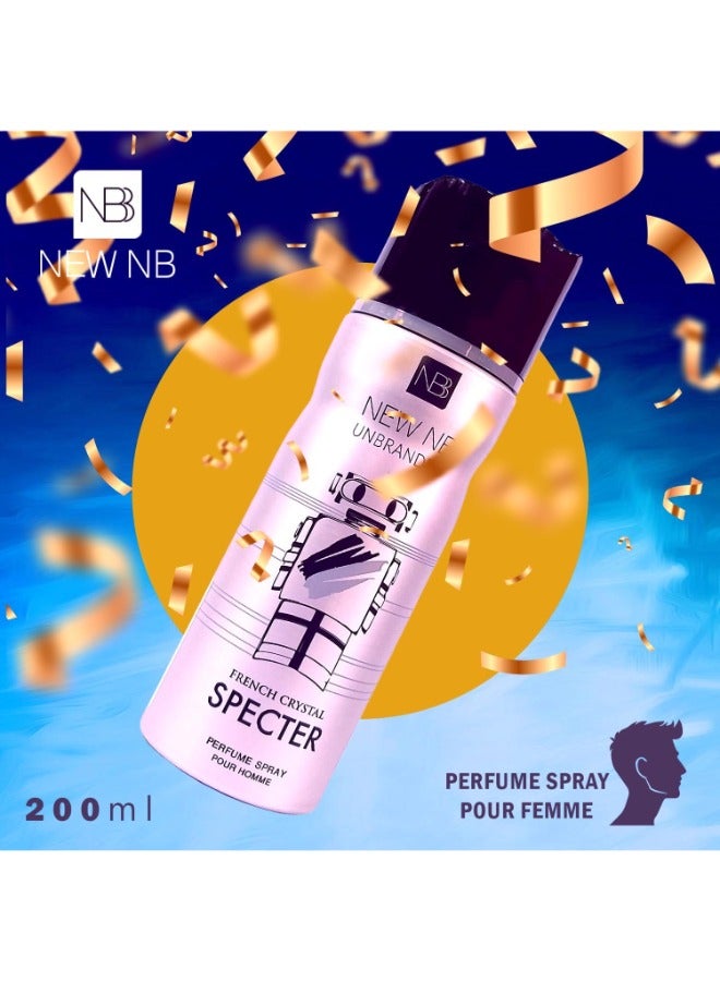 NEW NB Unbranded French Crystal Specter Deodorant Spray for Men – 200ml - Image 4
