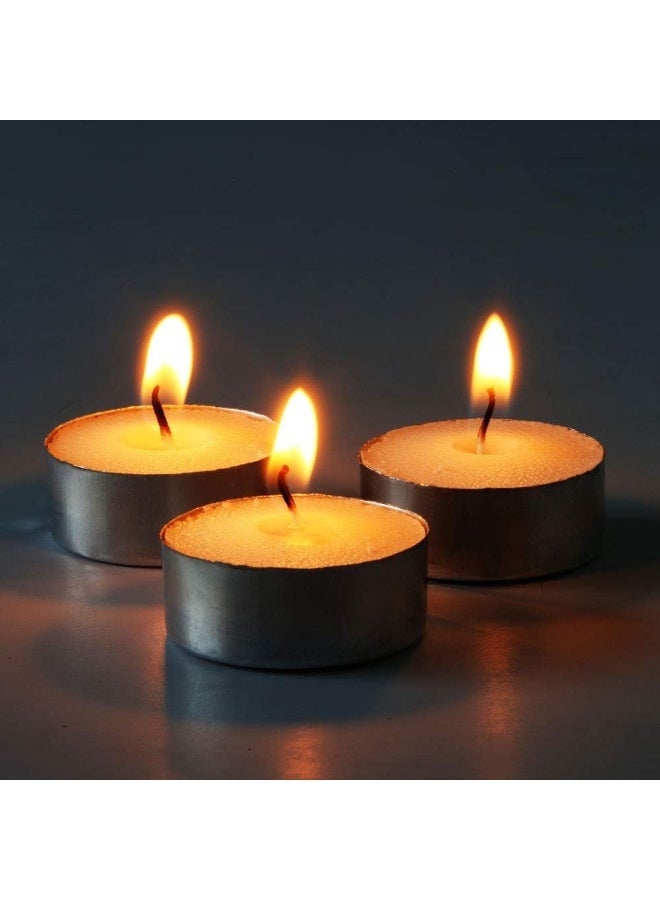 جولدن ستار غولدن ستار - مسز ماروز- شموع صغيرة للفنادق والمطاعم، مدة الاشتعال ٤ ساعات تقريبًا - ١٠٠ قطعة - Image 2