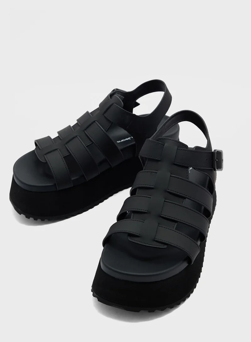 Calvin Klein Jeans Multi Strap Sandals