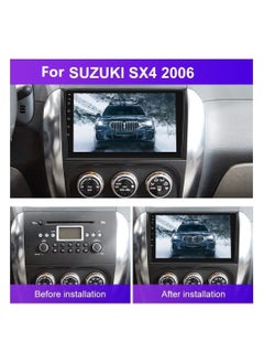 Android Car Stereo for Suzuki SX4 2006-2013 8GB RAM 128GB ROM Support SIM Card, Carplay, Mirror Link Wi-Fi BT, Radio GPS Navigation, 9 Inch IPS Touch Screen with AHD Camera Included - pzsku/Z15A134ED07FB9BC4F674Z/45/_/1734523330/d708d203-a026-491d-860b-e460bfedcd61