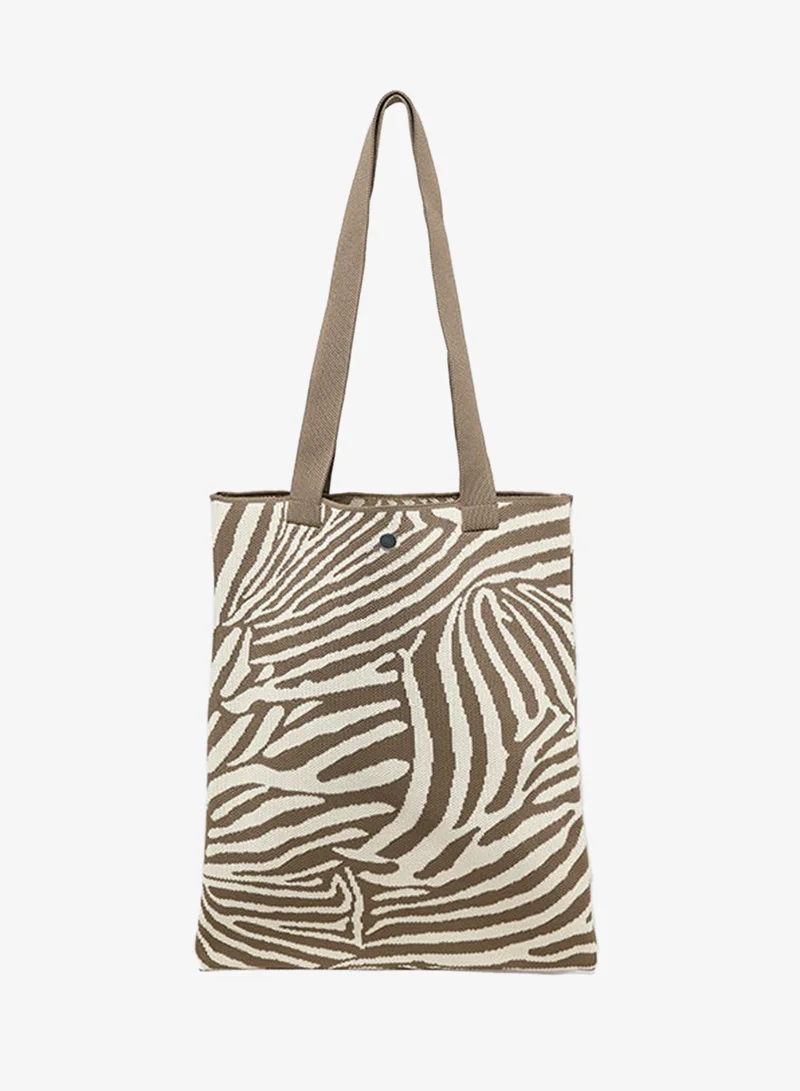 أر أند بي Animal Patterned Shoulder Bag