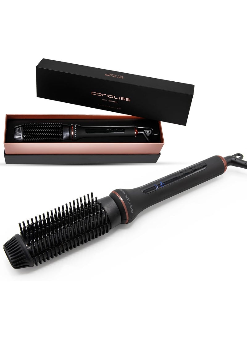 Corioliss - Corioliss Electric Hair Straightening Brush Hot Brush Antifrizz Temperature Control 80 to 210 Ionic Ceramic Automatic Switch Off - Image 1