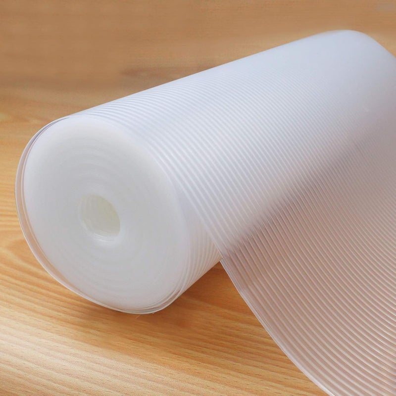 Glomen Shelf Liner, Non-Slip Cabinet Liner, Washable Oil-Proof for Kitchen Cabinet, Shelves, Refrigerator, Storage, Desks, 14 Inches x 20 FT, Non Adhesive Drawers Liner… (14 Inches x 20 FT) - Image 1