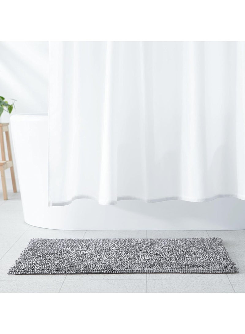 jisimu Chenille Non-Slip Bathroom Mats - Thick High-Density Absorbent Bath Carpet with Anti-Slip Floor Mats  - Image 1