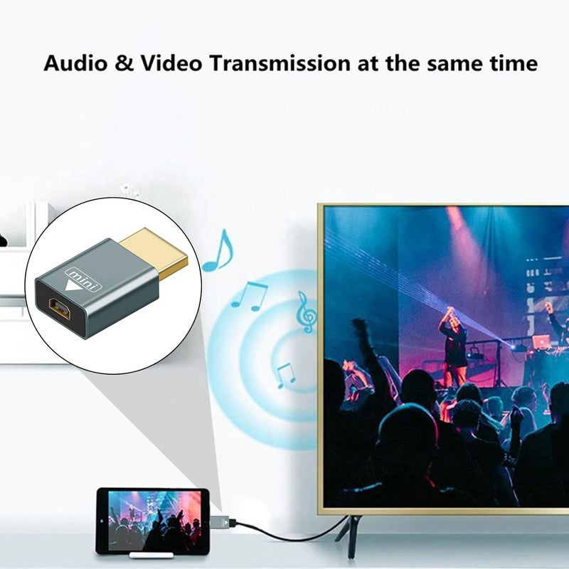 ويندفورج كرافت مغناطيس HDTV، موصل HDTV يدعم الشحن السريع - مخرج فيديو بدقة 4K/60Hz، نقل بيانات HDTV، متوافق مع أجهزة HDTV، أجهزة الكمبيوتر المحمولة، الأجهزة اللوحية، الهواتف المحمولة HDTV. - Image 2