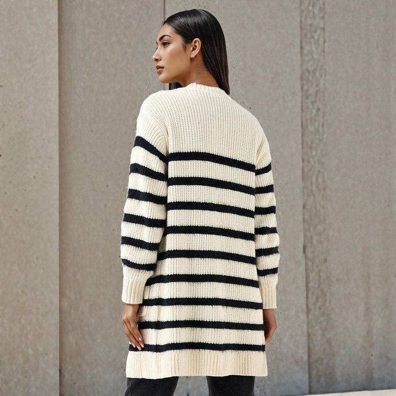 2Xtremz Striped Longline Cardigan - Image 4