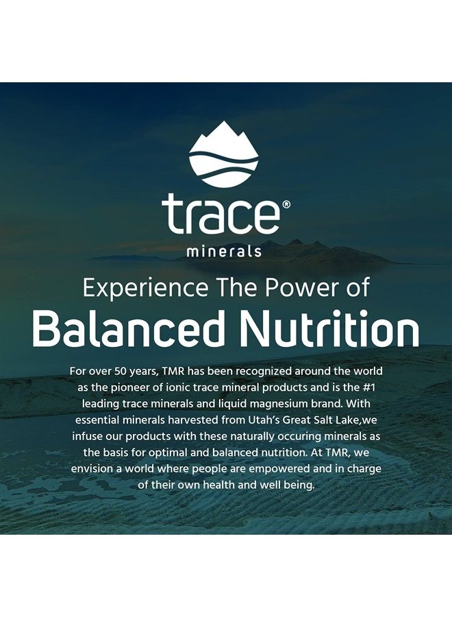 Trace Minerals 40,000 فولت قطرات تركيز الكتروليت السائل | دعم الترطيب | دعم تشنجات الساق والعضلات | معادن أثرية أيونية، مغنيسيوم، بوتاسيوم | زجاجة تحتوي على 48 حصة (عبوة من 3)  - Image 5