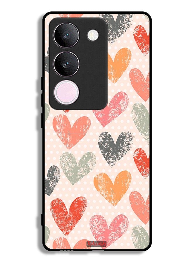 Tolwak vivo S17 Protective Case Cover Hearts Art - Image 1