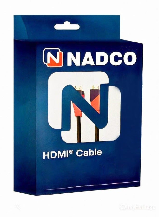Nadco Cable 4K Ultra HD HDMI - 1.5M - Black/Red - NC-4K1.5 - Image 2