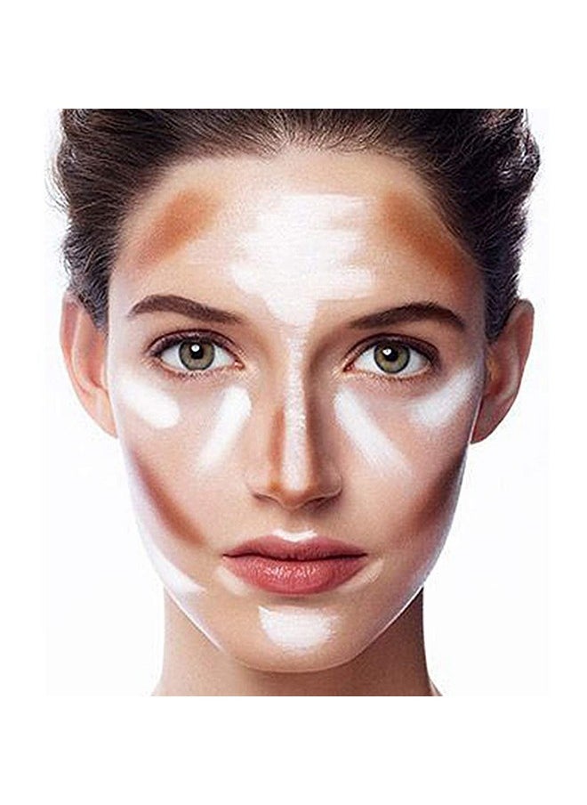 OBLHER B - OBLHER B Sun Goes Down Bronzer Lightweight Bronzer Powder Shimmer Bronzing Powder Retouching Facial Contours Bronzer Fine, Lightweight Bronzer Powder Makeup Waterproof and Sweatproof 2.7oz E9503-02 - Image 1