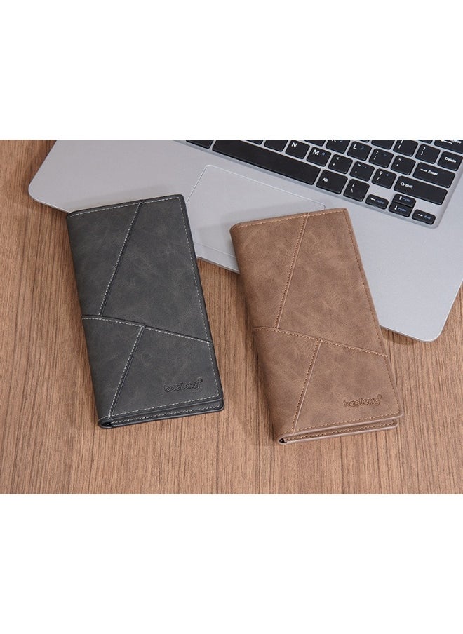 baellerry Men's Wallet Business Long Wallet Zipper Multi-slot Youth Clutch Bag  - Image 2