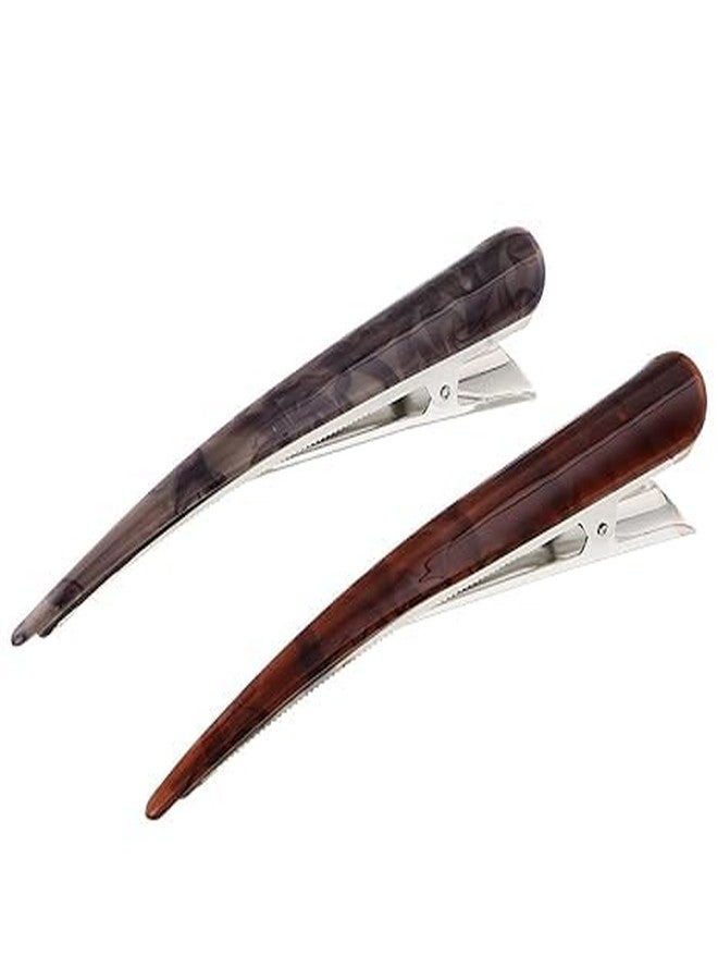 AUTOWRAP 3pcs Acrylic Hair Clips Alligator Hair Clips Hairdressing Clips Styling Hair Clips Non Slip Hair Clips for Women Girls - Image 5