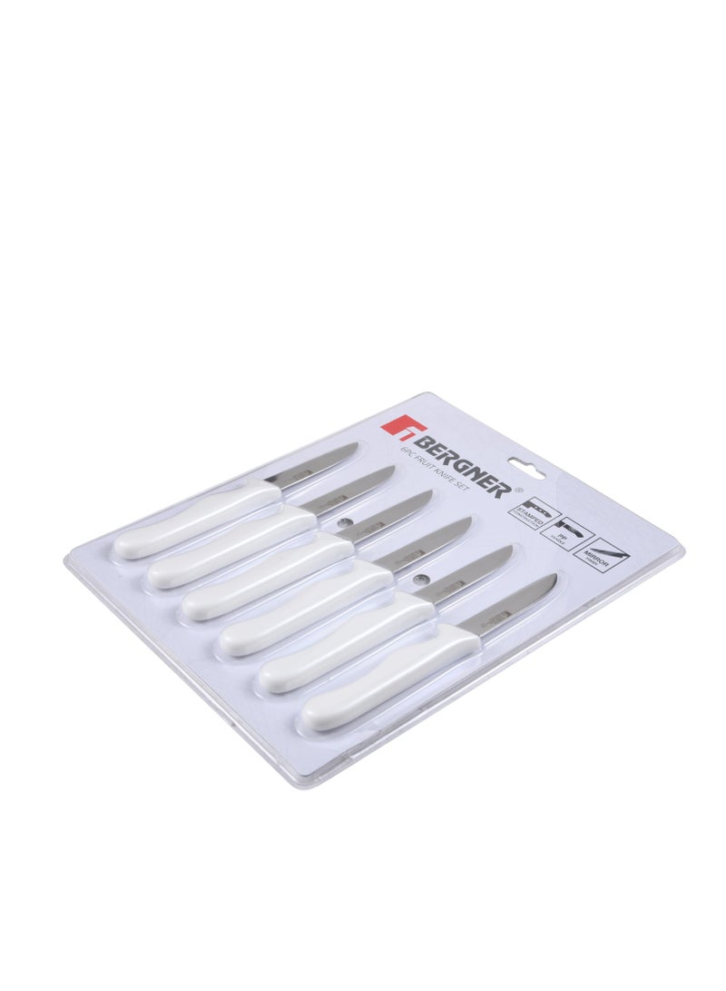 BERGNER طقم سكاكين فواكه من الفولاذ المقاوم للصدأ مكون من 6 قطع - Image 4