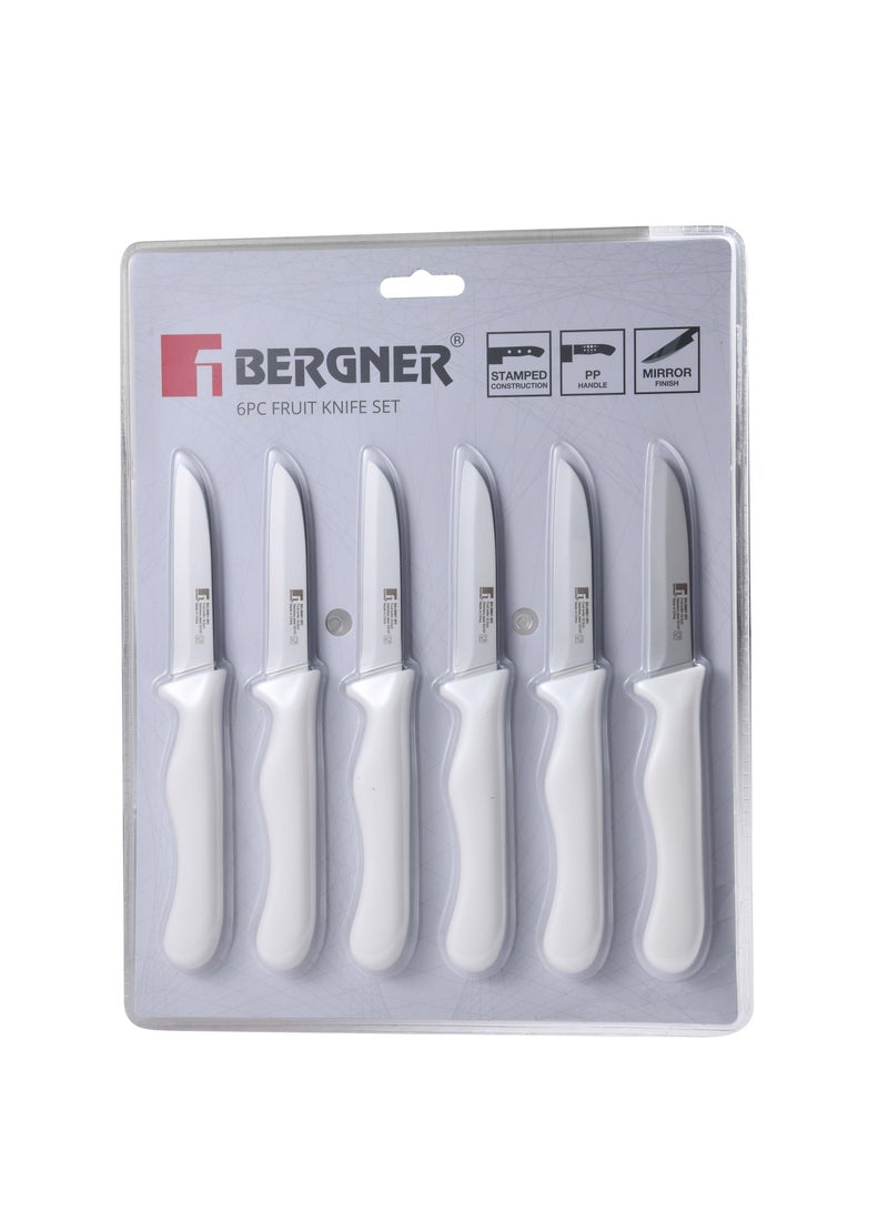 BERGNER طقم سكاكين فواكه من الفولاذ المقاوم للصدأ مكون من 6 قطع - Image 3