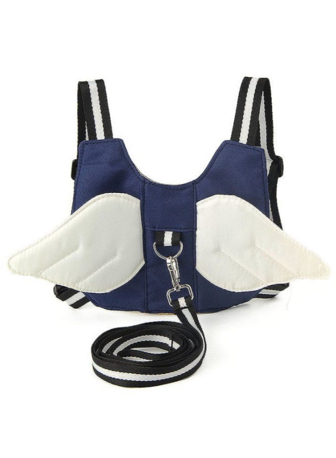 ORiTi Safety Backpack Harness With Wrist Leash Blue - Image 2