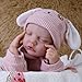Milidool Lifelike Reborn Baby Dolls 18Inch Realistic Poseable Newborn Baby Girl DollsSoft Cloth Body Real Life Baby Doll with Gift Box for Kids Age 3 - Image 4