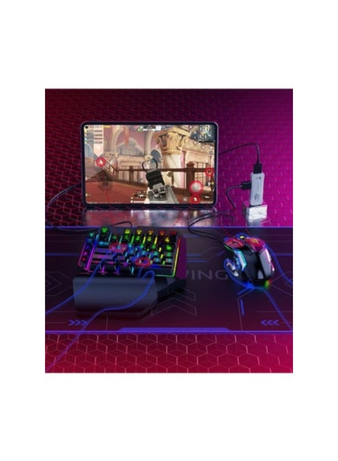 Dreamzon Mobile Phone Game Handle Keyboard 5 in 1 X8 Mobile Game Combo Pack - Image 2