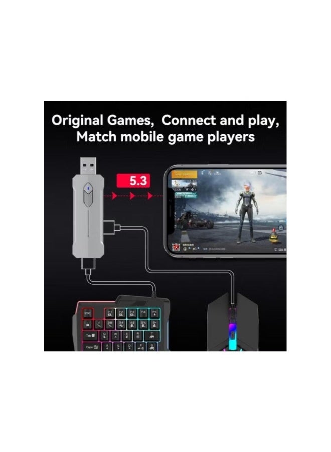 Dreamzon Mobile Phone Game Handle Keyboard 5 in 1 X8 Mobile Game Combo Pack - Image 1